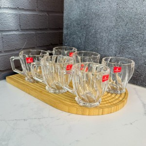 ست شش عددی استکان طرح اسکوئر