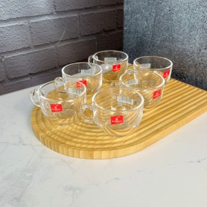 ست استکان دستدار طرح بیسیک بلینک مکس