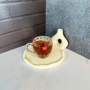 ست شش عددی لیوان دسته دار طرح لوزی بلینک مکس