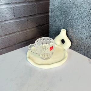 ست شش عددی لیوان دسته دار طرح لوزی بلینک مکس