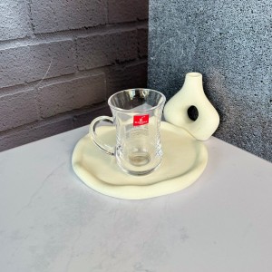 ست شش عددی لیوان کمر باریک دسته‌دار بلینک مکس