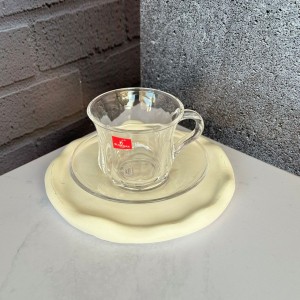 ست شش عددی استکان و نعلبکی کمر باریک بلینک مکس