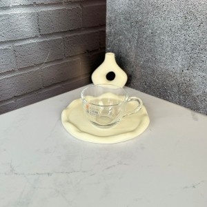 ست شش عددی استکان دسته دار طرح بیسیک دلی گلس