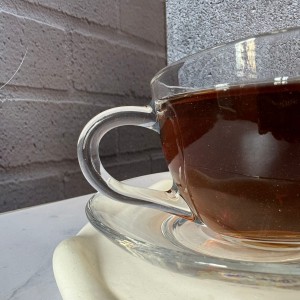 ست استکان و نعلبکی 12 پارچه دسته دار طرح بیسیک دلی گلس