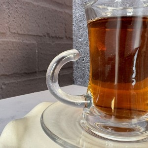 ست استکان و نعلبکی 12 پارچه کمر باریک دسته دار