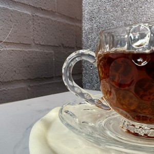 ست استکان و نعلبکی 12پارچه طرح حبابی