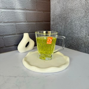 ست شش عددی لیوان کازابلانکا طرح پاشا باغچه برند دلی گلس