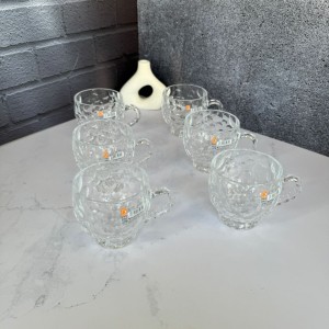 ست شش عددی لیوان حباب دار دلی گلس