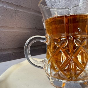 ست شش عددی استکان کمر باریک دسته دار طرح سزار