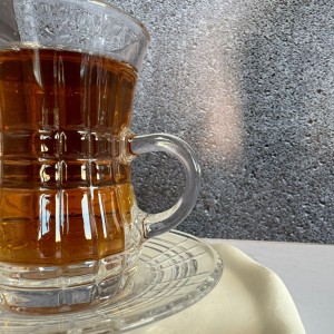 ست استکان و نعلبکی 12 پارچه کمر باریک طرح چارلی