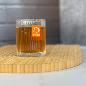 ست شش عددی لیوان بدونه دسته طرح شیاردار برند دلی گلس