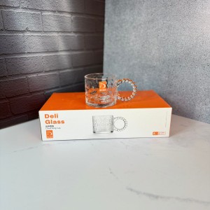 ست شش عددی لیوان دسته دار نگینی