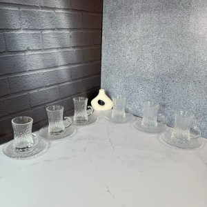 ست استکان و نعلبکی دلی گلس