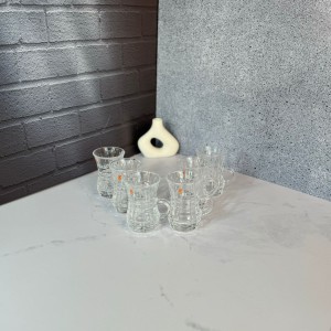 ست شش عددی استکان کمر باریک چارلی دلی گلس