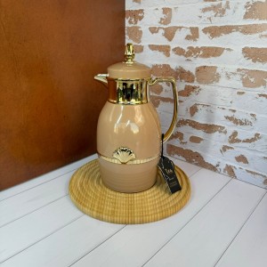 فلاسک محفظه شیشه ای برند feenik ظرفیت 1 لیتری