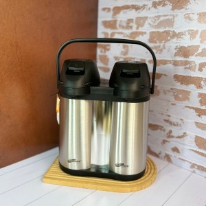 فلاسک استیل دوقلو برند DAY DAYS ظرفیت 3/8 لیتری