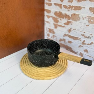 شیر جوش گرانیتی دسته بامبو برند بارولی