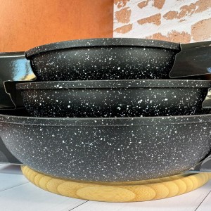 ماهیتابه تک دسته گرانیتی بارولی