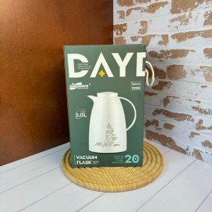 فلاسک شیشه صورتی برند feenik ظرفیت 2 لیتری