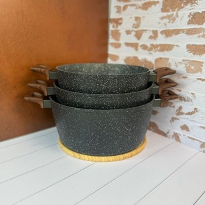 سرویس قابلمه  گرانیتی برند بارولی