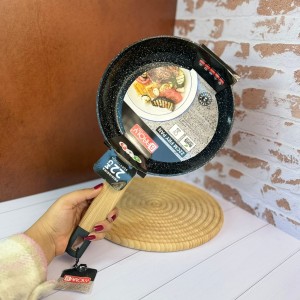 ماهیتابه  گرانیتی تک دسته بامبو بارولی