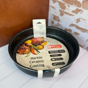 تابه فر گرانیتی طرح گرد برند بارولی سایز 32