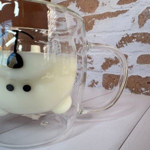 لیوان دوجه داره پیرکس