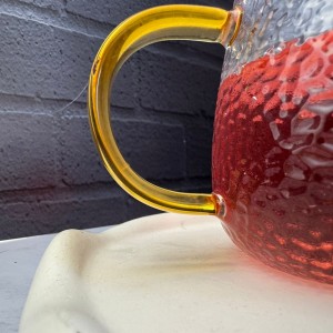 لیوان مدل برفی دسته طلایی