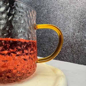 لیوان پیرکس طرح برفی درشت