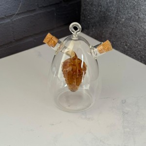 جا آبلیمو و آبغوره دو مخزنه پیرکس داخل انگور طرح بیضی شکل