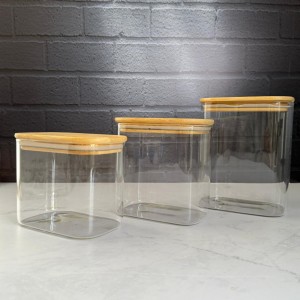 بانکه پیرکس درب بامبو طرح مستطیلی