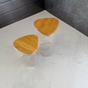 بانکه پیرکس درب بامبو طرح مثلثی