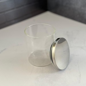 بانکه پیرکس درب استیل طرح گرد