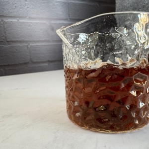 پیمانه پیرکس دسته بامبو طرح یخی 110 میل