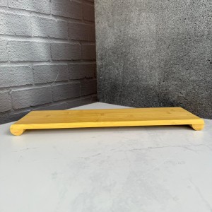 تخته سرو بامبو مستطیلی پایه‌دار