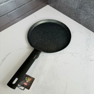 تابه تخت تک دسته گرانیتی برند بارولی سایز 25