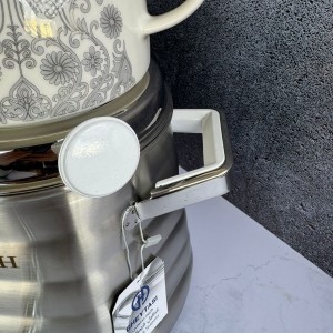 کتری و قوری مات کف چدن