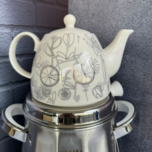 کتری و قوری الماس کف چدن قیطاسی مدل 5020