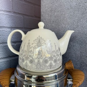 کتری و قوری براق کف چدن قیطاسی 6675