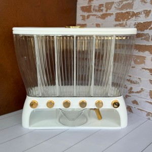 جاحبوباتی و جابرنجی ۶ خانه پیمانه دار اکرولیک پایه طلایی