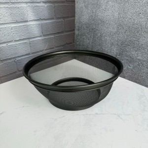 آبکش استیل گرد توری مات طرح ایکیا