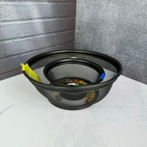 آبکش استیل گرد توری مات طرح ایکیا