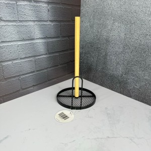 پایه رول دستمال کاغذی طرح توری مشکی