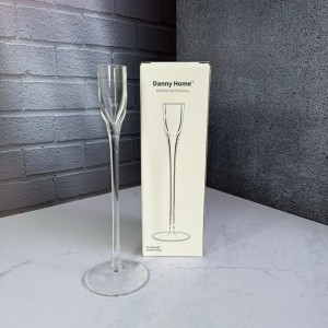 جا شمعی پایه دار شیشه ایی دنی هوم