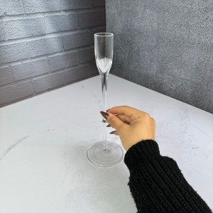 جا شمعی پایه دار شیشه ایی دنی هوم