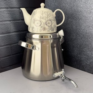 کتری و قوری الماس کف چدن قیطاسی مدل 5020