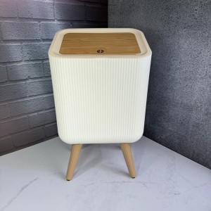 سطل زباله دکمه ای طرح پایه دار