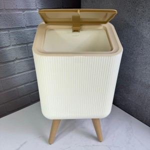 سطل زباله دکمه ای طرح پایه دار