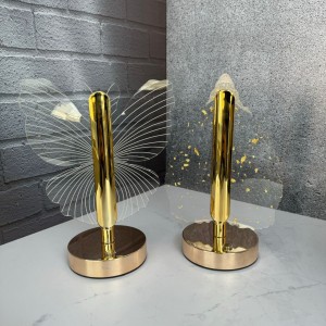 آباژور رومیزی شارژی طرح فانتزی سه حالته