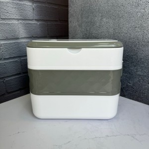 ظرف غذا و بخار پز 3 طبقه 4 لاین هیتر دار